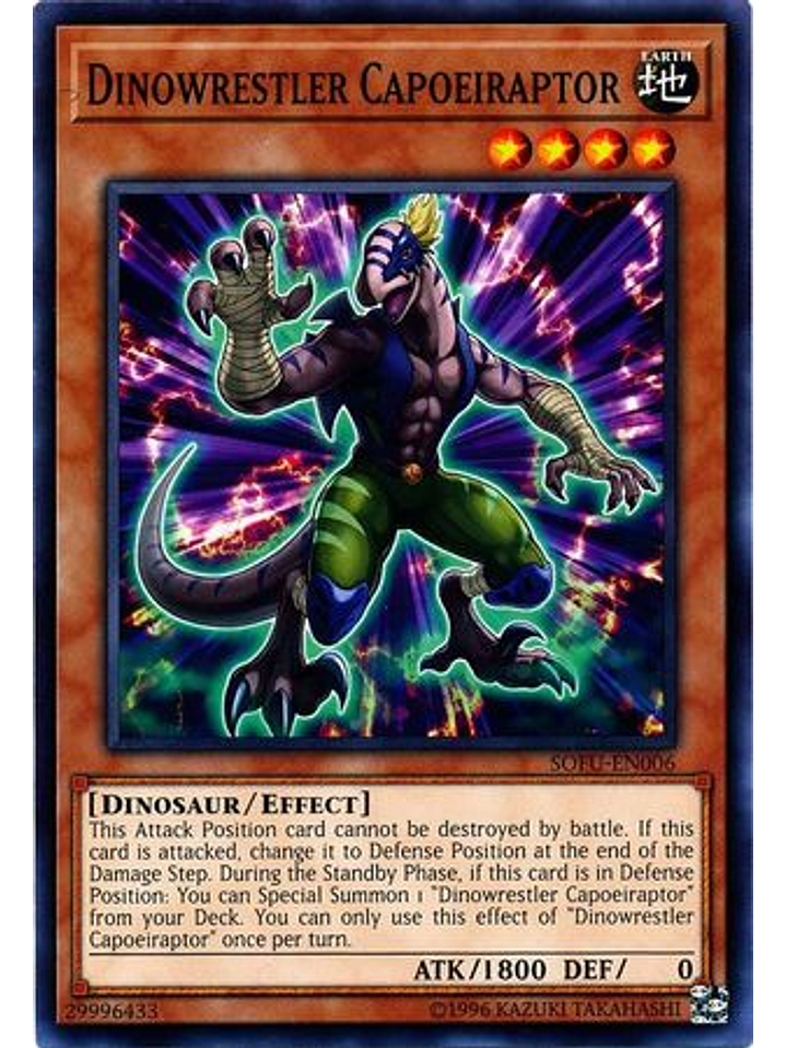 Dinowrestler Capoeiraptor - SOFU-EN006 - Common Unlimited 1