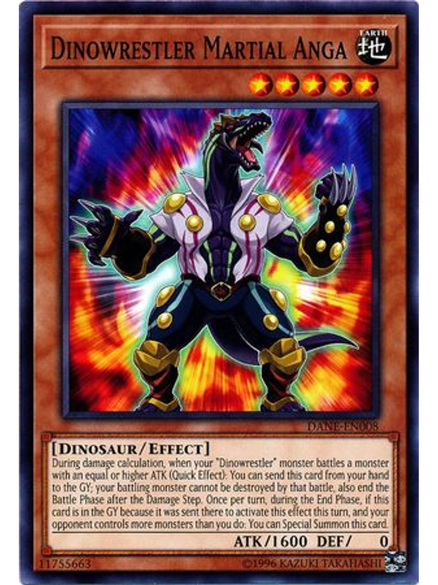 Dinowrestler Martial Anga - DANE-EN008 - Common Unlimited 1