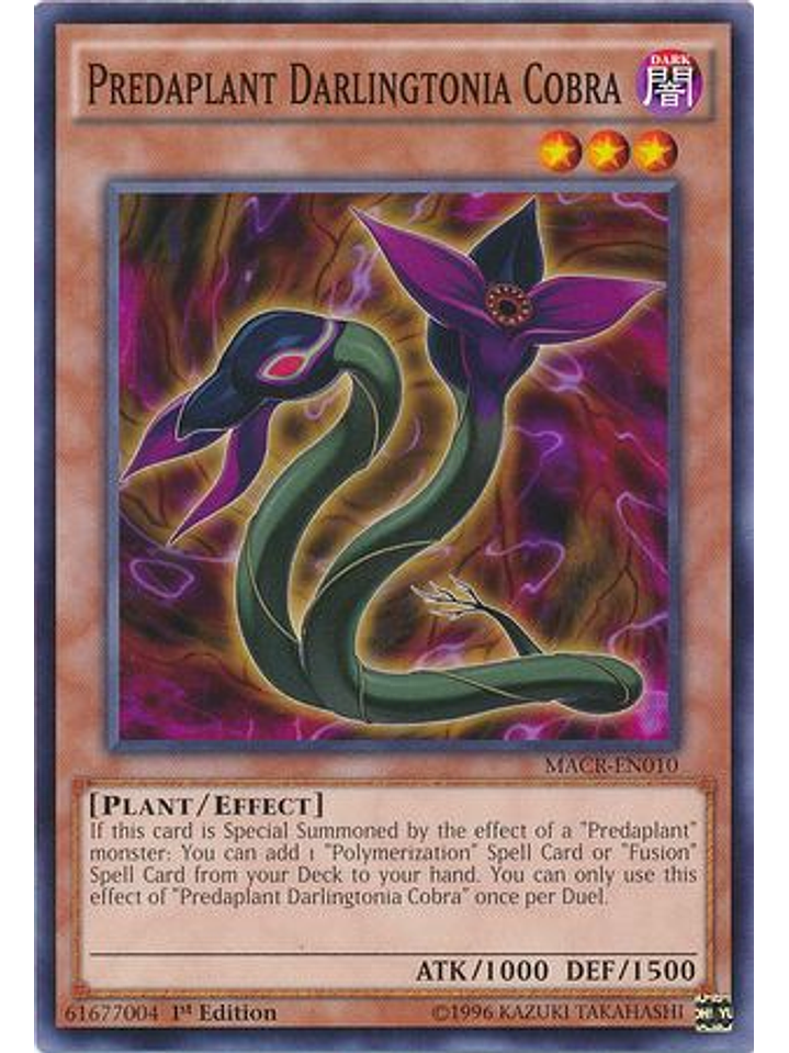 Predaplant Darlingtonia Cobra - macr-en010 - Common 1st Edition 1