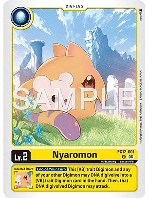 EX12-001 U Nyaromon