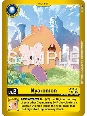 EX12-001 (Limited Foil) Nyaromon