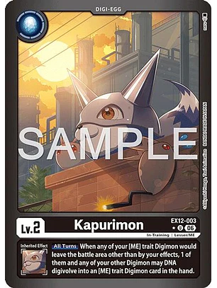 EX12-003 (Limited Foil) Kapurimon