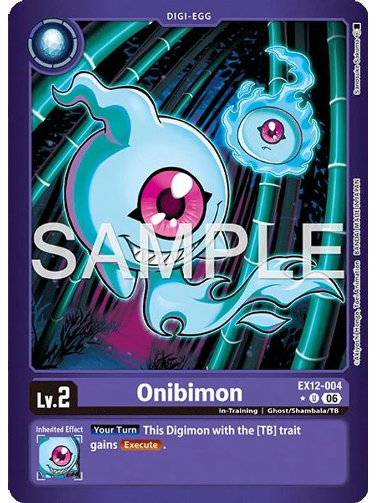EX12-004 (Limited Foil) Onibimon 1