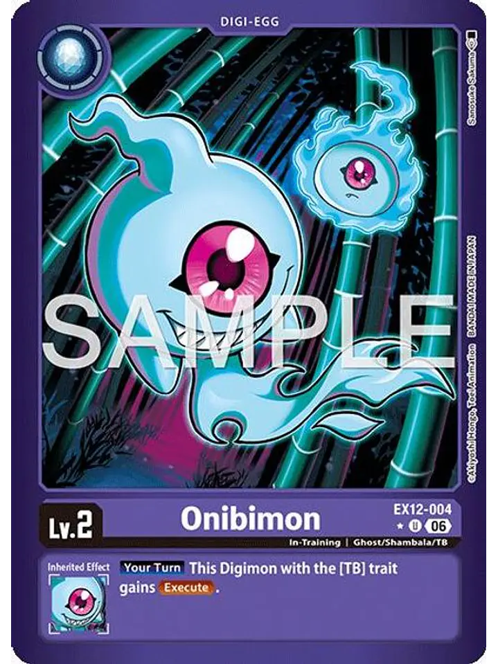 EX12-004 (Limited Foil) Onibimon 1