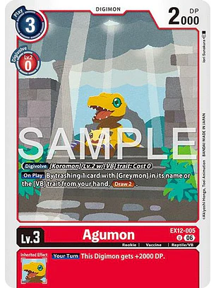 EX12-005 U Agumon