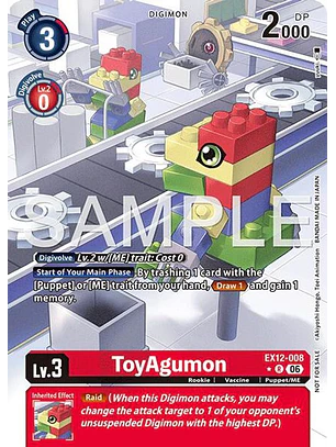 EX12-008 (Alternate Art) ToyAgumon