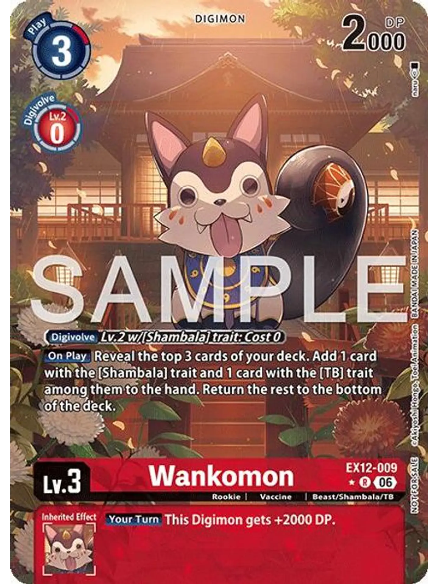 EX12-009 (Alternate Art) Wankomon 1