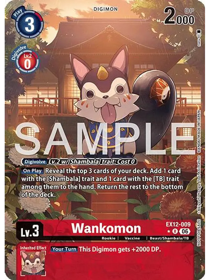 EX12-009 (Alternate Art) Wankomon 1