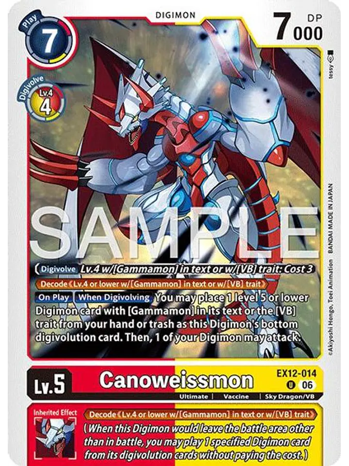 EX12-014 U Canoweissmon 1