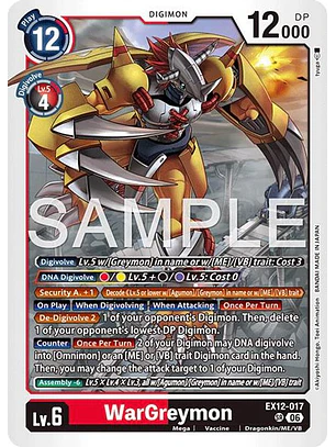 EX12-017 SR WarGreymon