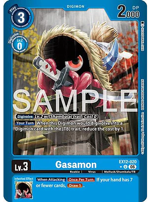 EX12-020 (Limited Foil) Gasamon