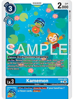 EX12-022 C Kamemon