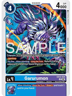 EX12-024 U Garurumon