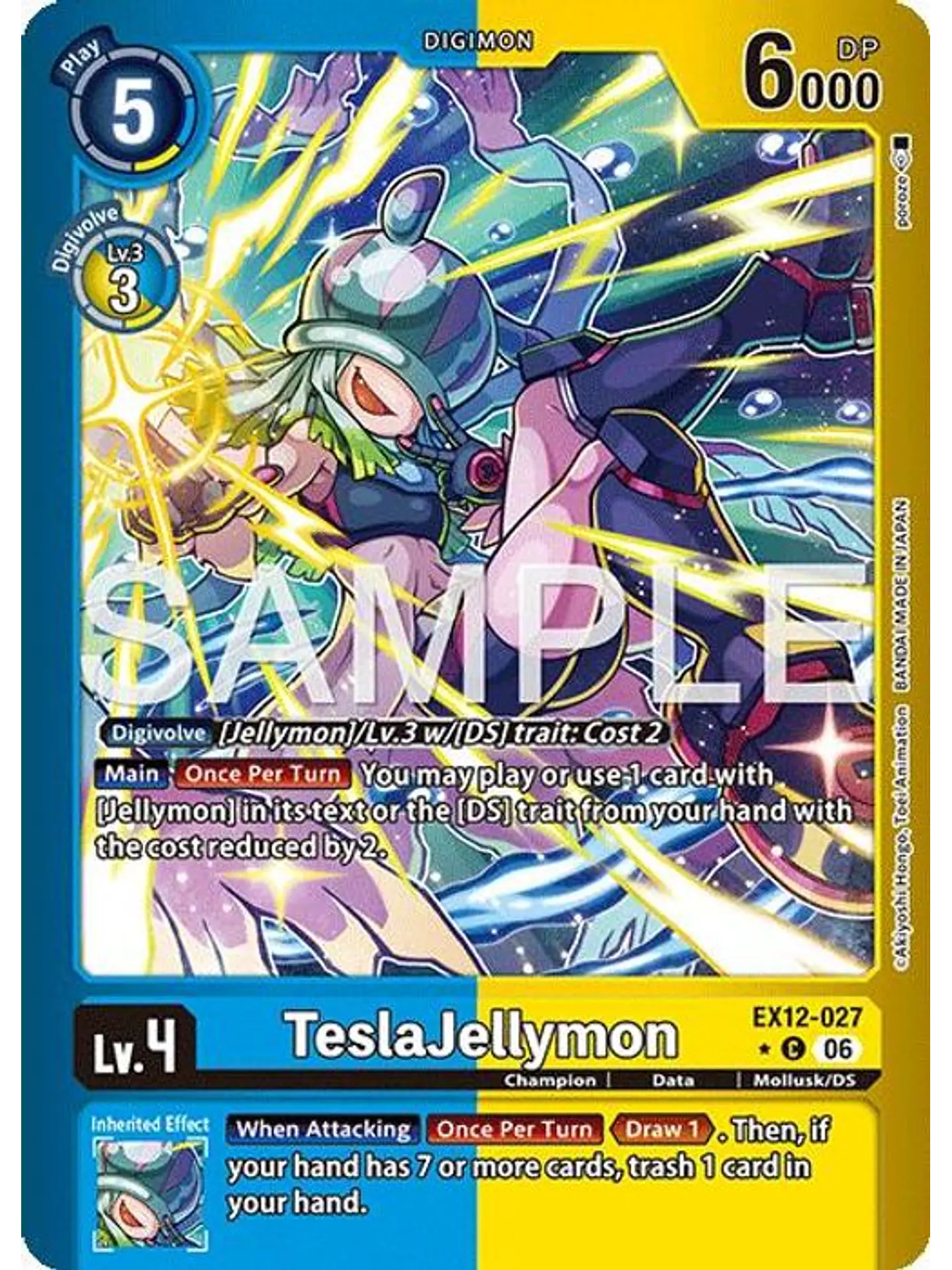 EX12-027 (Limited Foil) TeslaJellymon 1