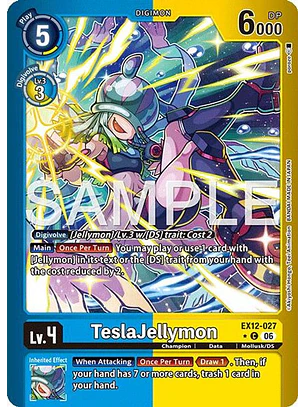 EX12-027 (Limited Foil) TeslaJellymon