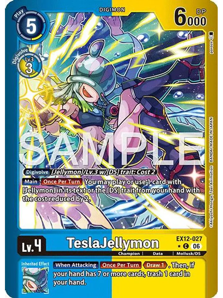 EX12-027 (Limited Foil) TeslaJellymon 1