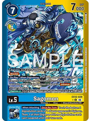 EX12-029 (Limited Foil) Sagomon