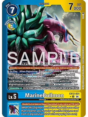 EX12-031 (Limited Foil) MarineBullmon