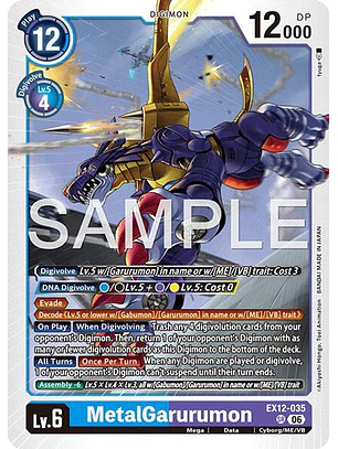 EX12-035 SR MetalGarurumon