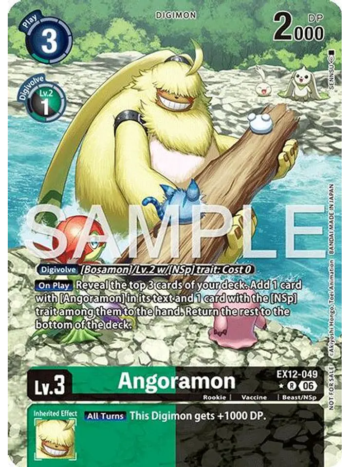 EX12-049 (Alternate Art) Angoramon 1