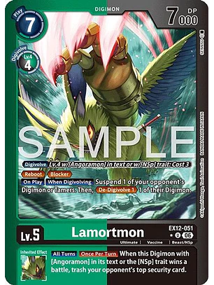 EX12-051 (Limited Foil) Lamortmon