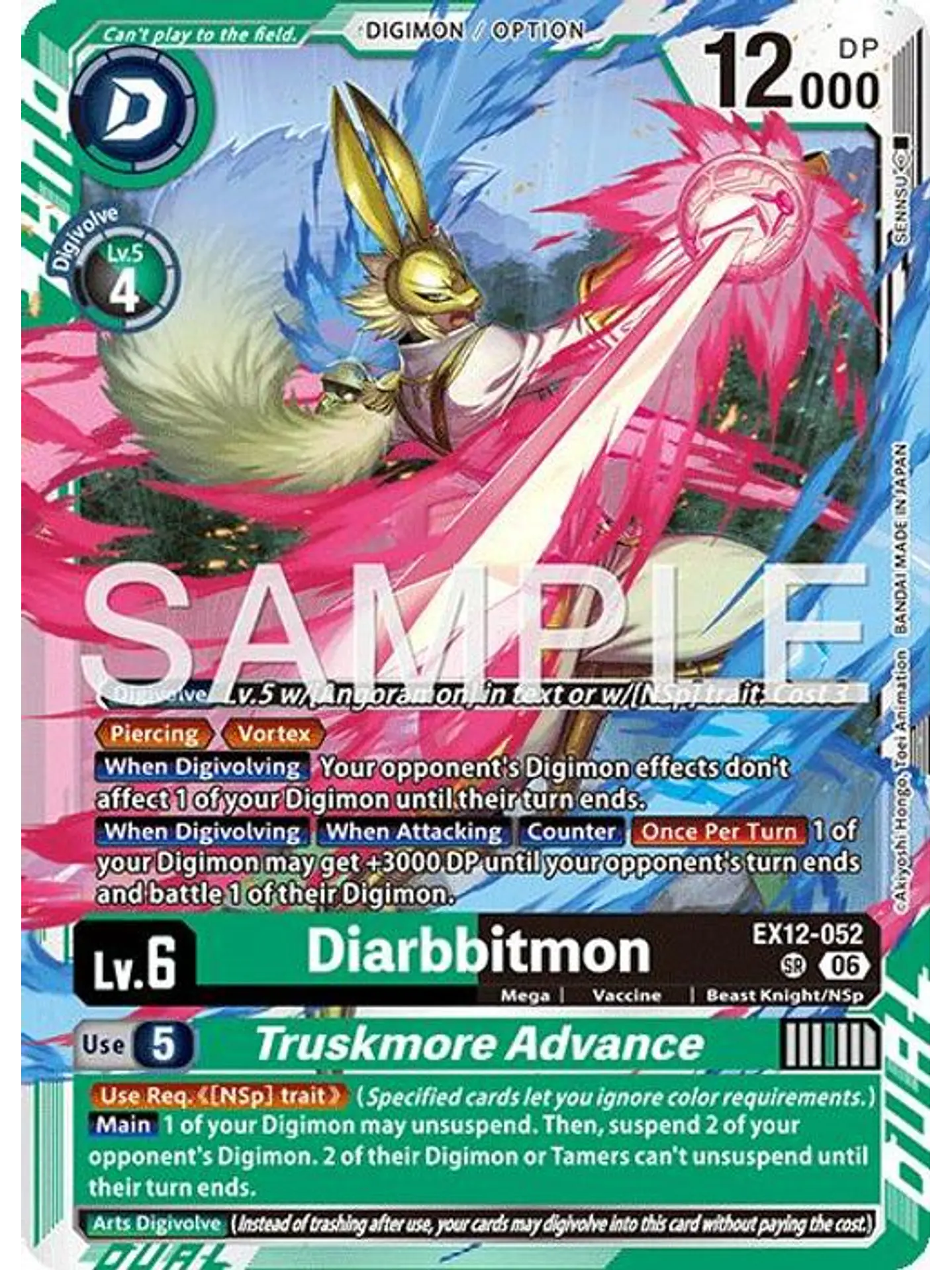 EX12-052 SR Diarbbitmon/Truskmore Advance 1