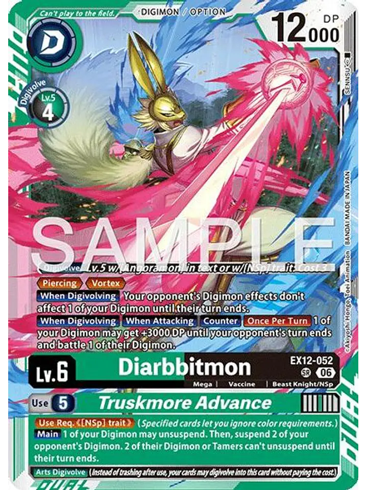 EX12-052 SR Diarbbitmon/Truskmore Advance 1