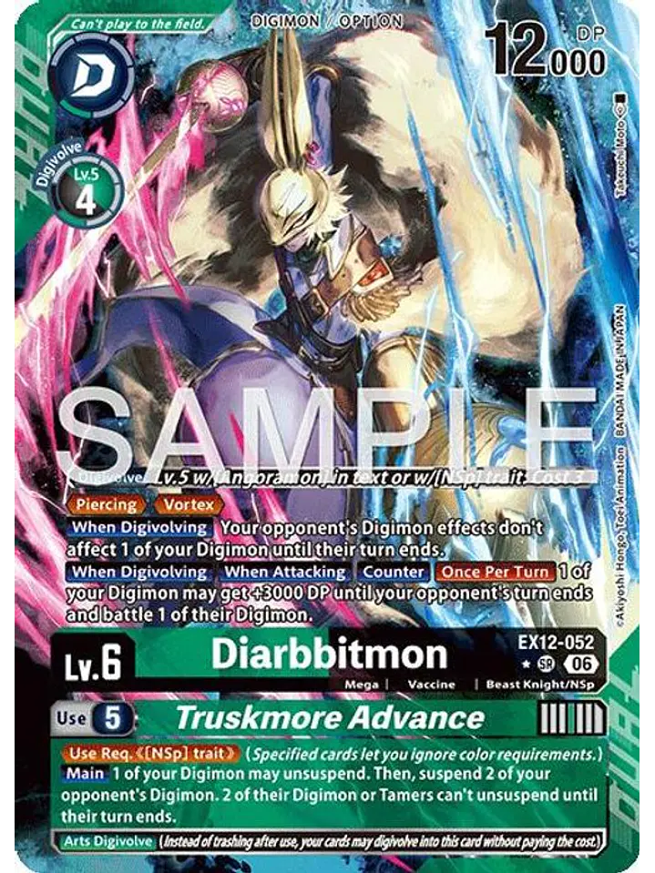 EX12-052 (Alternate Art) Diarbbitmon/Truskmore Advance 1