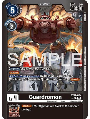 EX12-054 (Limited Foil) Guardromon