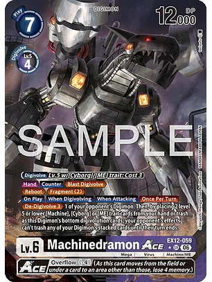 EX12-059 (Alternate Art) Machinedramon ACE