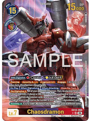 EX12-060 (Alternate Art) Chaosdramon