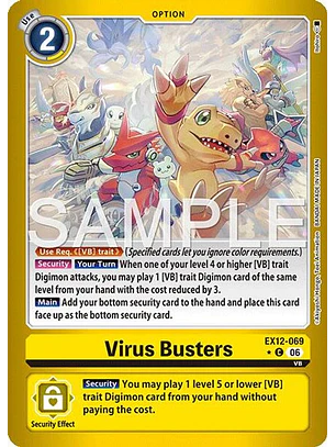 EX12-069 (Limited Foil) Virus Busters