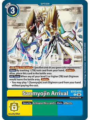 EX12-070 C Sanmyojin Arrival