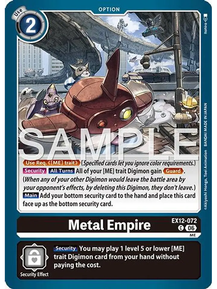 EX12-072 C Metal Empire 1