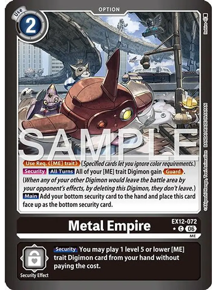EX12-072 (Limited Foil) Metal Empire 1