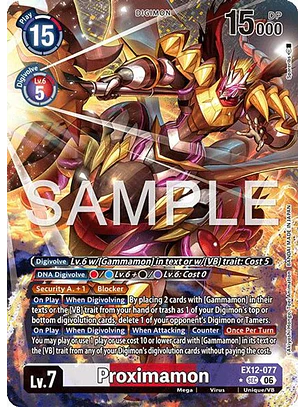 EX12-077 (Alternate Art) Proximamon
