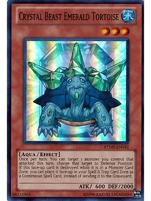 Crystal Beast Emerald Tortoise - RYMP-EN042 - Super Rare Unlimited