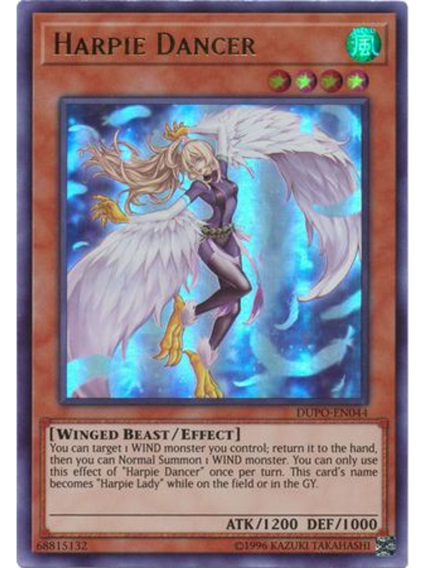 Harpie Dancer - DUPO-EN044 - Ultra Rare Unlimited 1