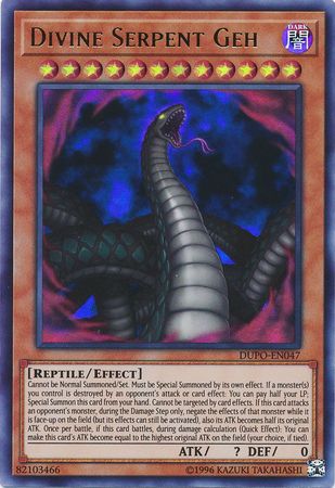 Divine Serpent Geh - DUPO-EN047 - Ultra Rare Unlimited