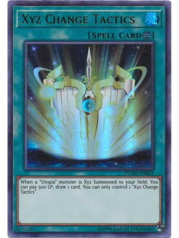 Xyz Change Tactics - DUPO-EN065 - Ultra Rare Unlimited 1