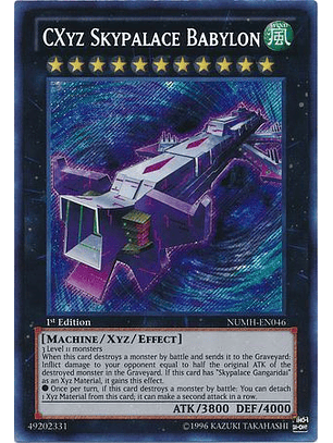 CXyz Skypalace Babylon - NUMH-EN046 - Secret Rare 1st Edition