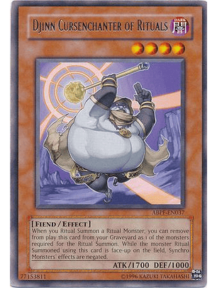 Djinn Cursenchanter of Rituals - ABPF-EN037 - Rare Unlimited
