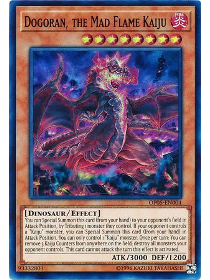 Dogoran, the Mad Flame Kaiju - OP05-EN004 - Super Rare 1