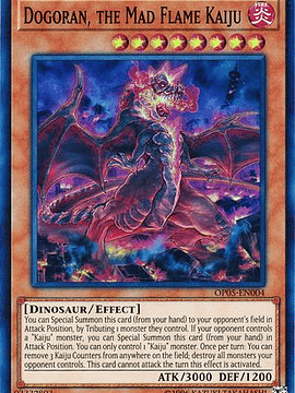 Dogoran, the Mad Flame Kaiju - OP05-EN004 - Super Rare