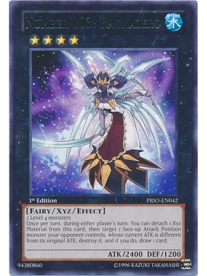 Number 103: Ragnazero - PRIO-EN042 - Rare 1st Edition 1