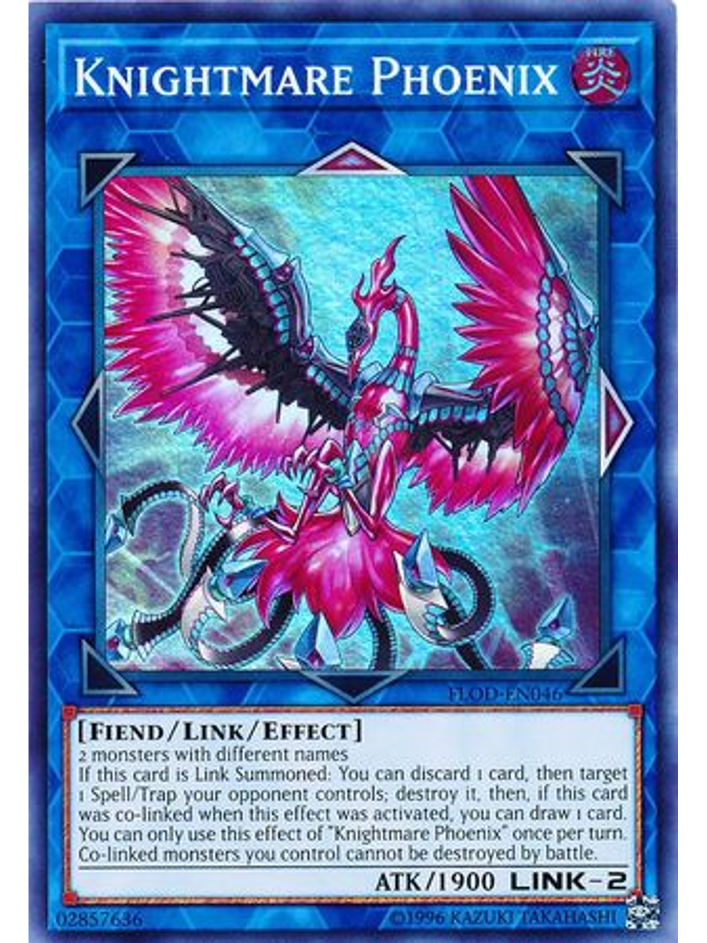 Knightmare Phoenix - FLOD-EN046 - Super Rare Unlimited 1