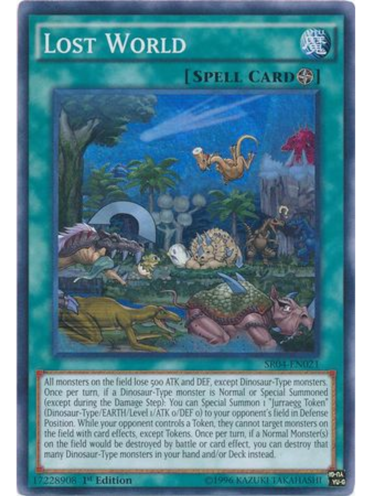 Lost World - SR04-EN021 - Super Rare 1st Edition 1