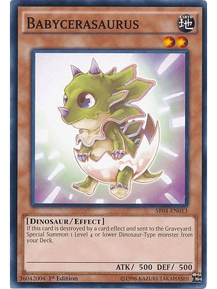 Babycerasaurus - SR04-EN013 - Common 1st Edition