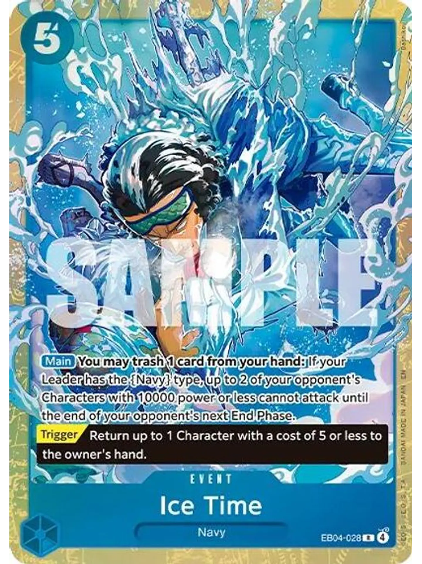 EB04-028 (Alternate Art) Ice Time 1