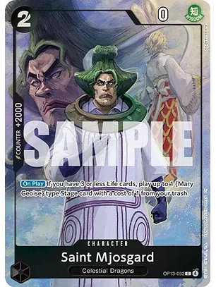 OP13-092 (Alternate Art) Saint Mjosgard
